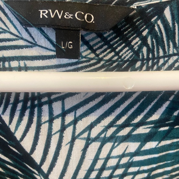 RW&CO. Patterned Sleeveless Top L - Picture 2 of 4